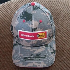 NWOT Milton Rental Store Camoflage Cap